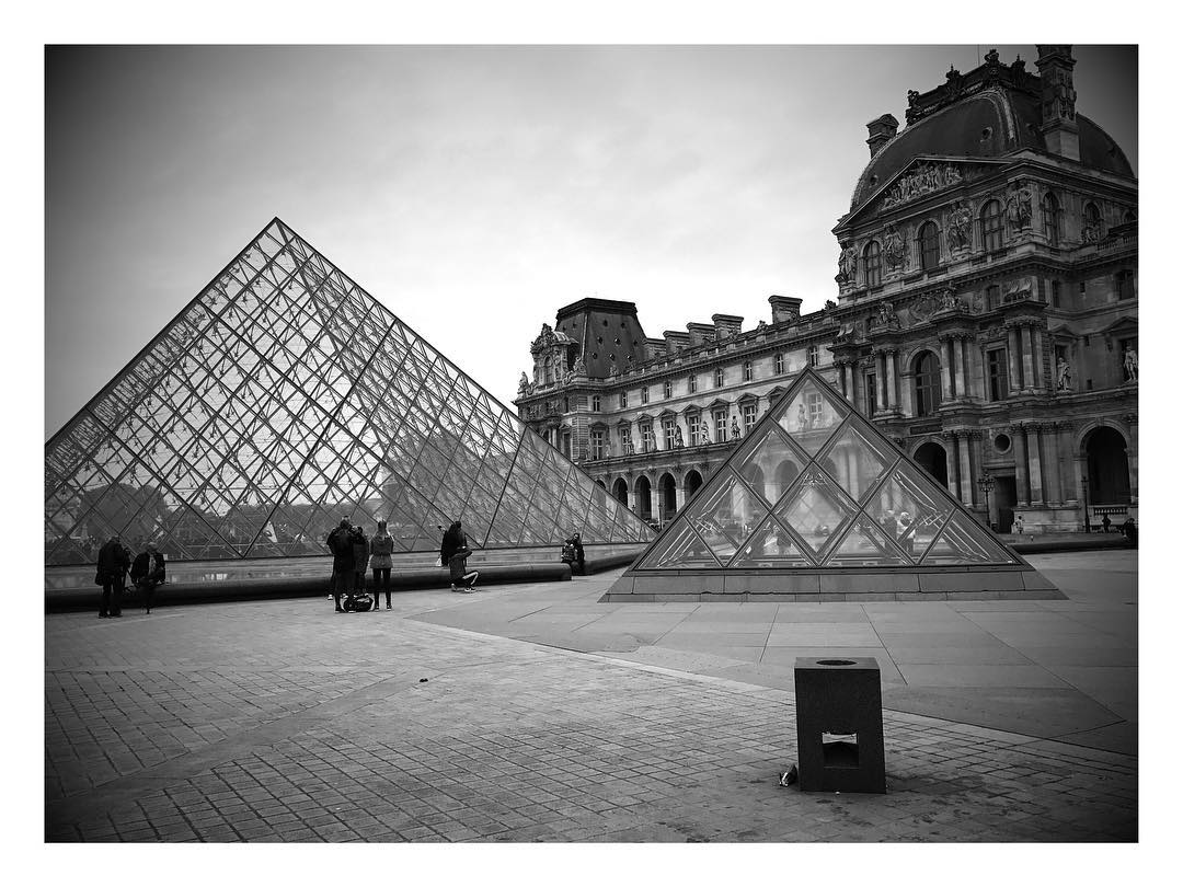 The Glass Pyramids at the Louvre