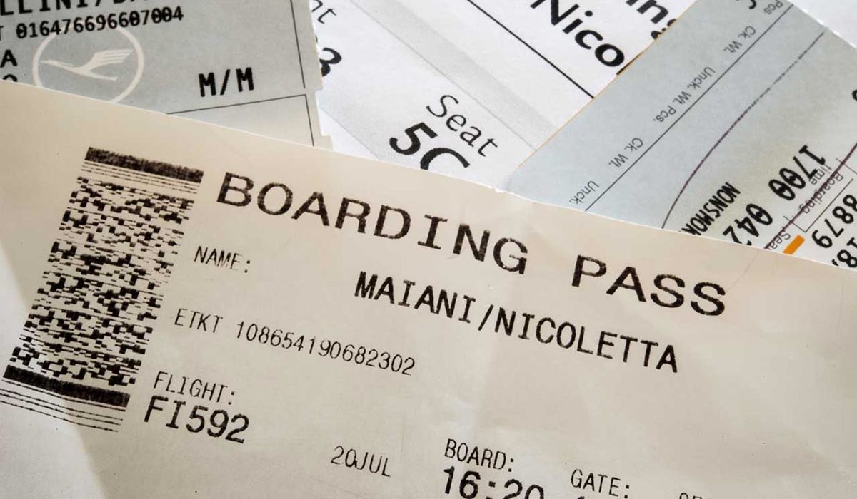 What’s contained in a boarding pass barcode?